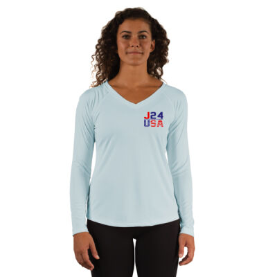 Women's Solar LS V w/ USA Class Logo & J24 Line Drawing Thumbnail
