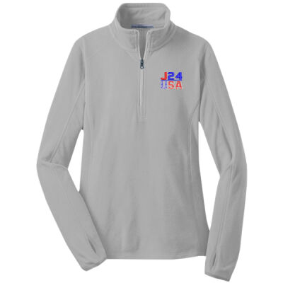 Women's Heather Microfleece w/ USA Class Logo Thumbnail