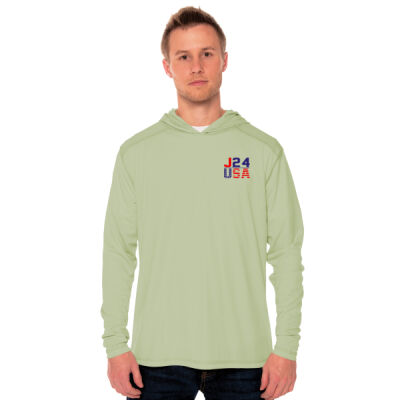 Men's Solar Hoody w/ USA Class & Boat Grant Logo Thumbnail