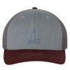 112 Trucker Cap - Greely PTO Heather gray/charcoal/maroon Thumbnail